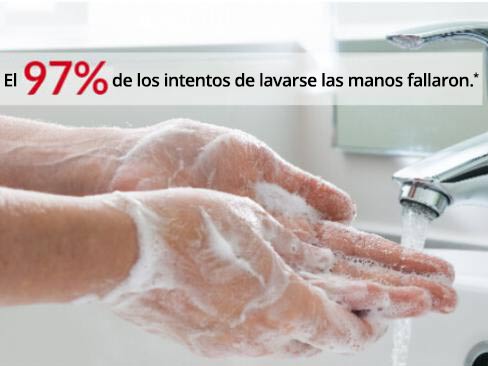 Las manos sucias propagan bacterias peligrosas
